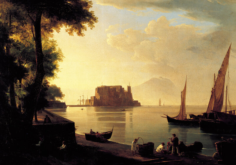Castle on a Waterfront — Yellow
