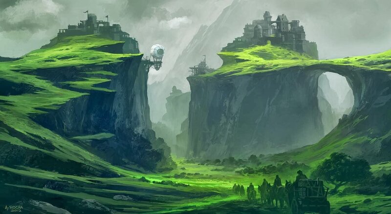 Castle on Cliff