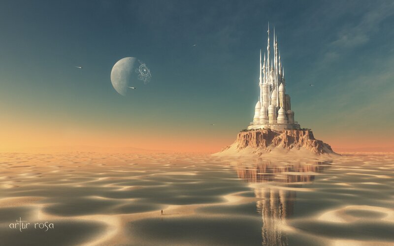 Castle on Desert Island