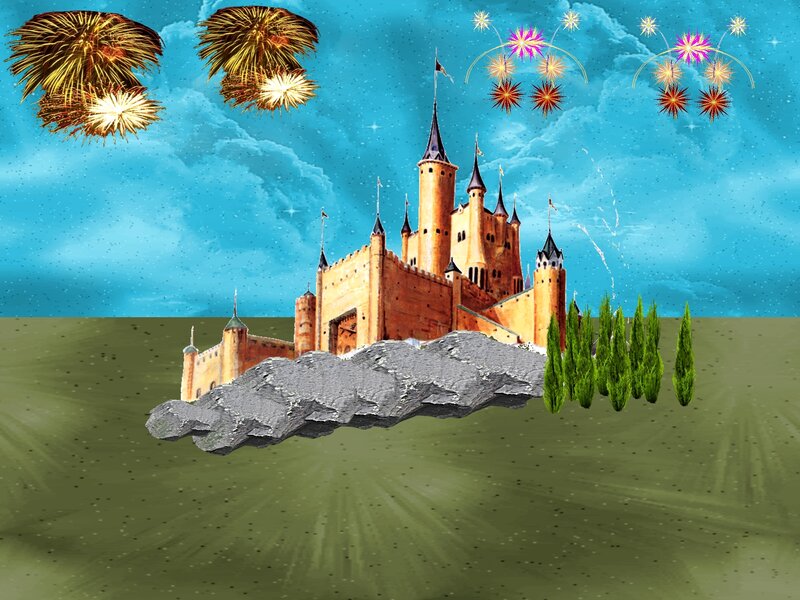 Castle on Floating Rock