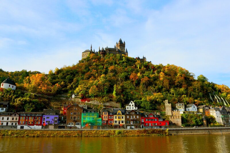 Castle on Hillside — Green