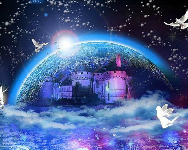 Castle on Planet Earth — Blue, Dreamy