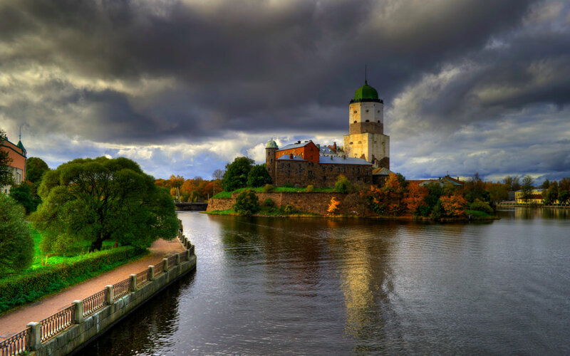 Castle on River Island