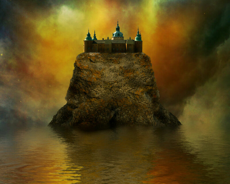 Castle on Rock Island — Yellow