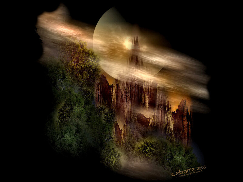 Castle on Rocky Cliffs