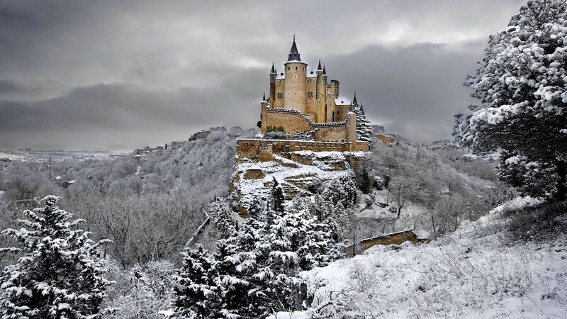 Castle on Snowy Hill — White