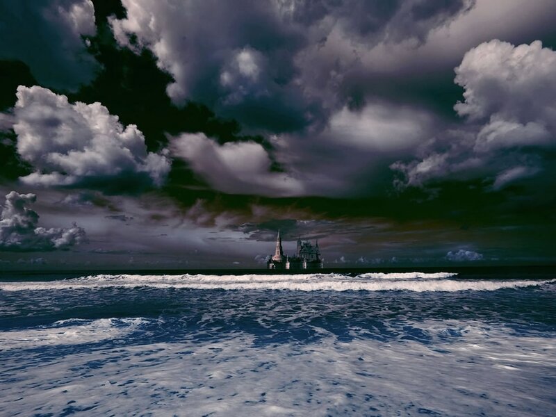 Castle on the Sea — Blue