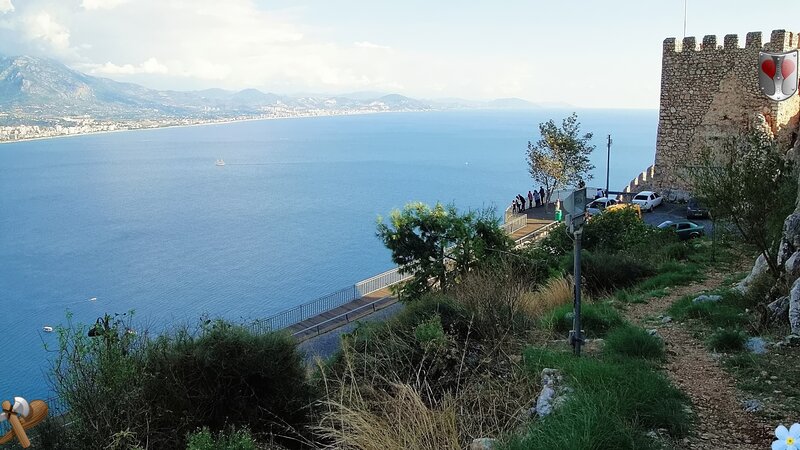 Castle Overlooking Sea