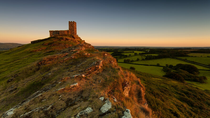 Castle Ruin on Hill