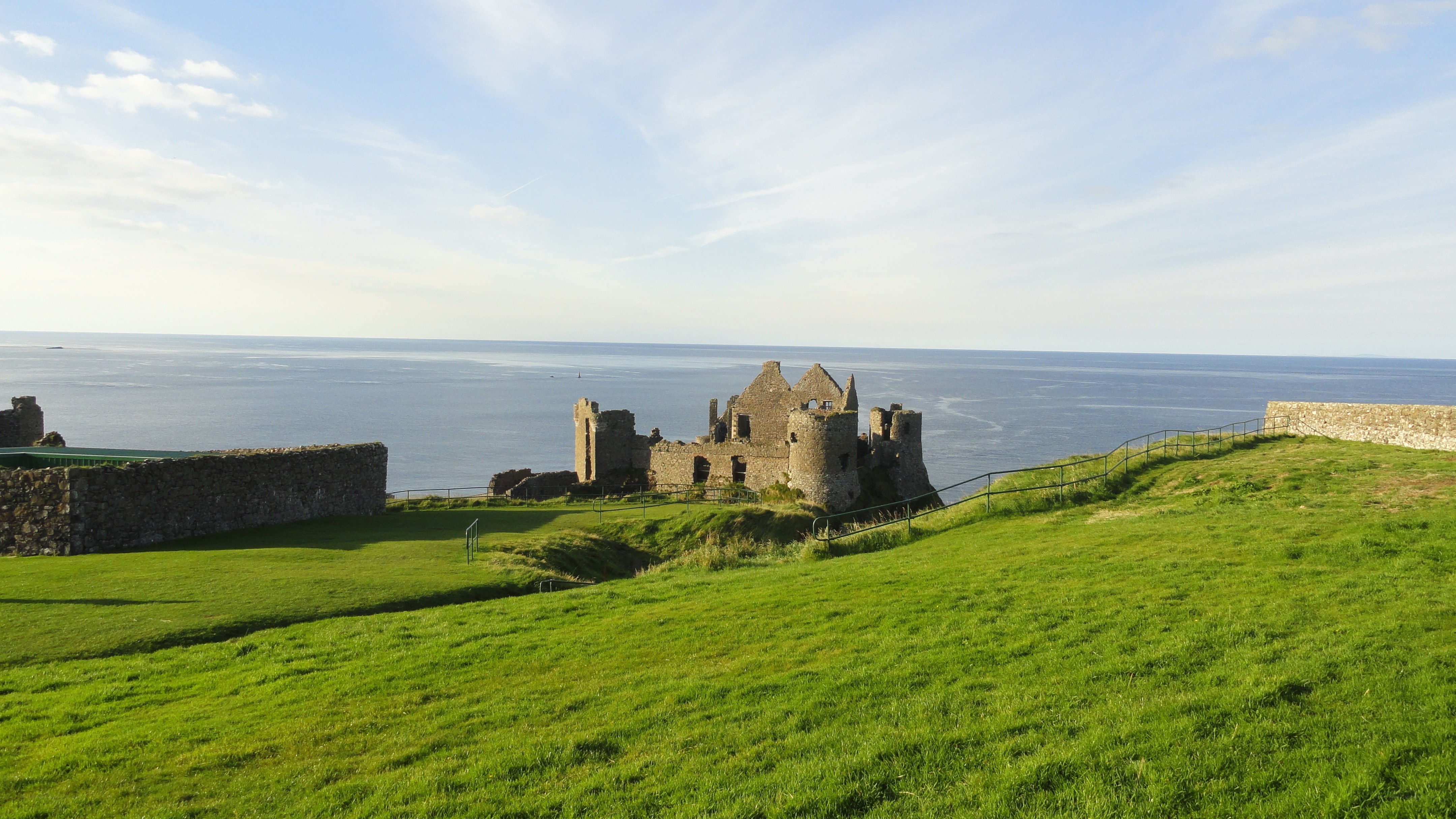 Castle ruins by the sea