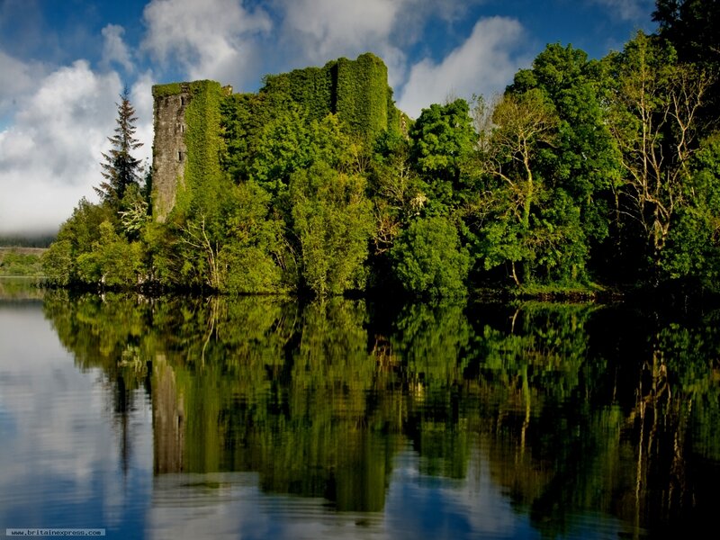Castle Ruins on Island