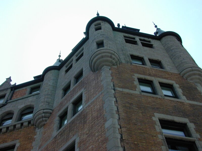 castle-style building corner