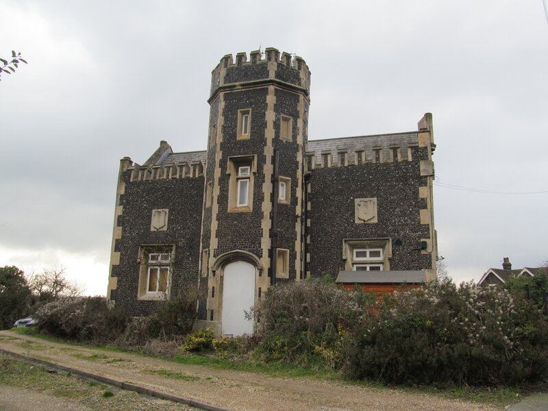 Castle-style Building — Gray