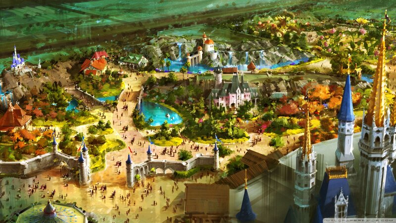 Castle Theme Park — Green
