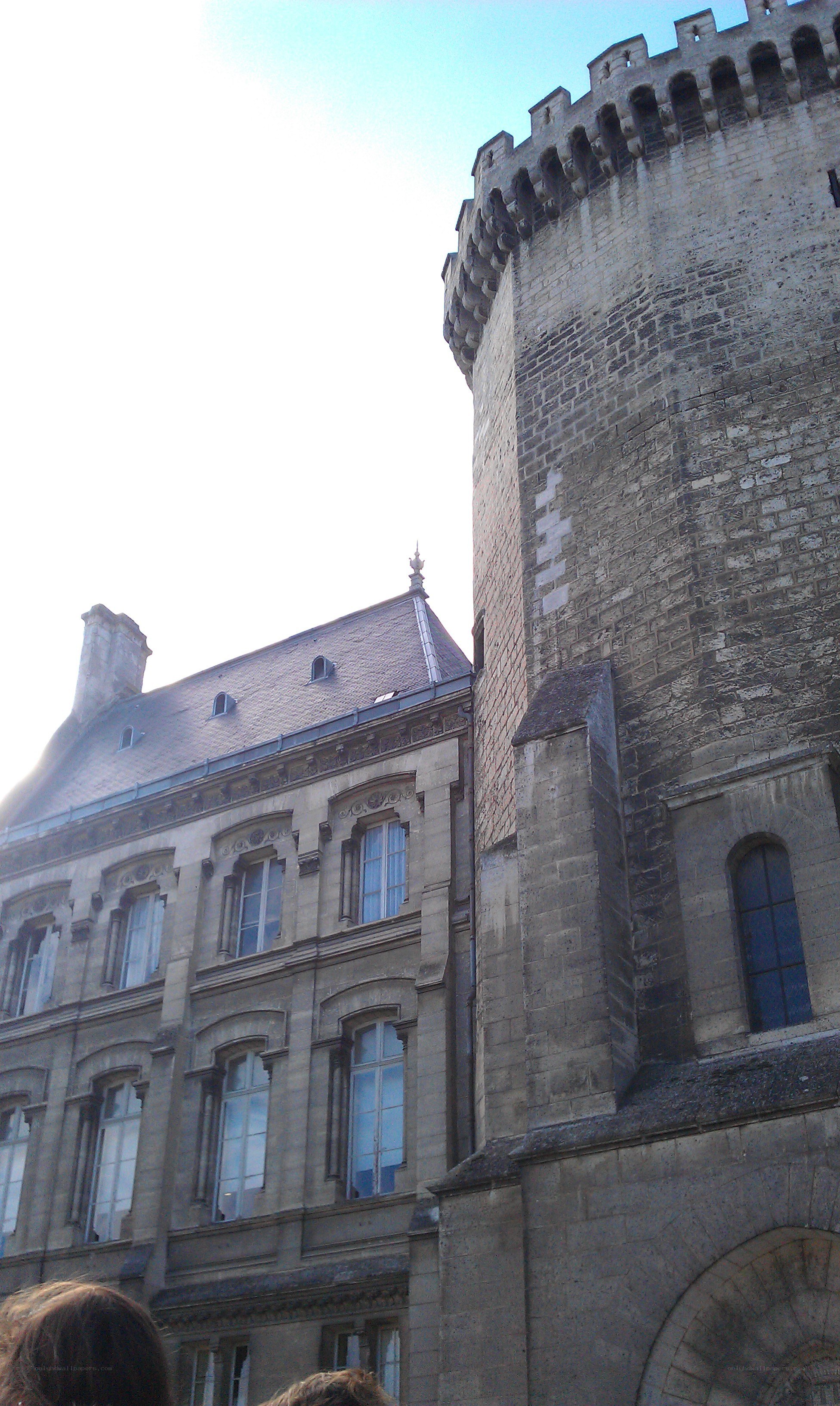 castle tower and building