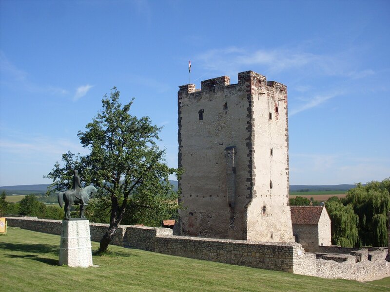 Castle Tower and Statue