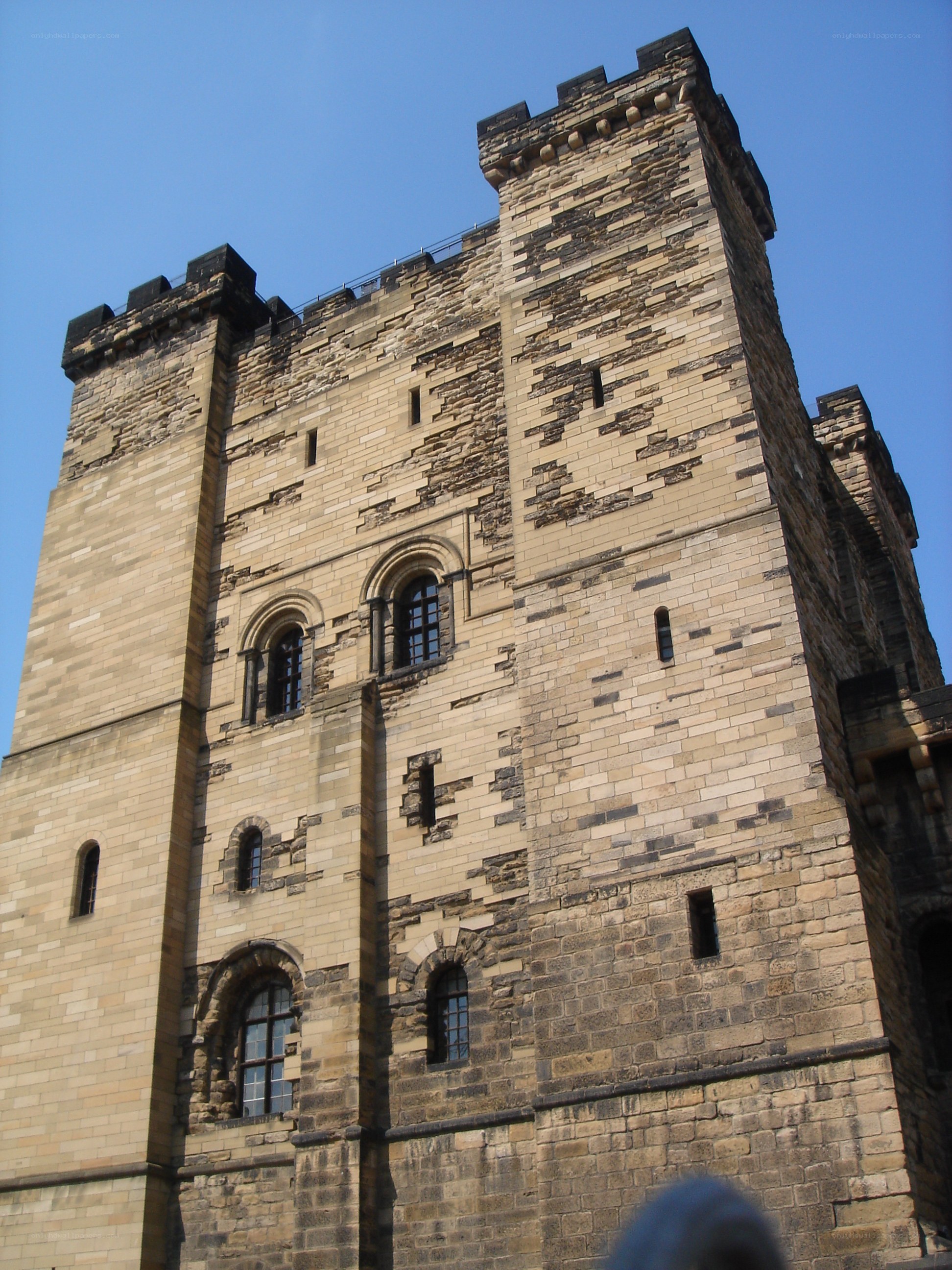 castle tower under blue sky