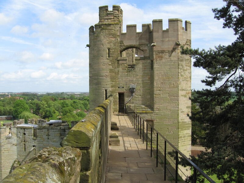 castle tower walkway