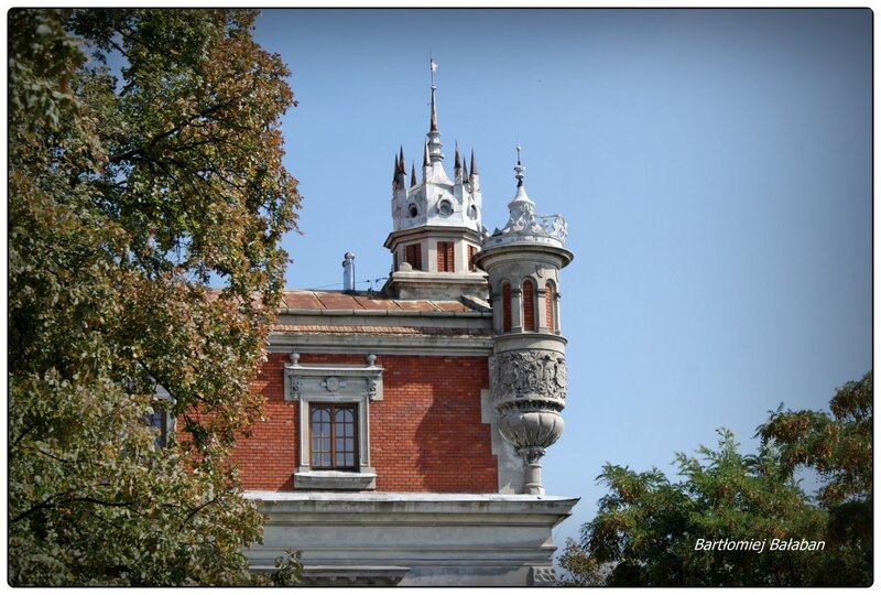 castle tower with spires