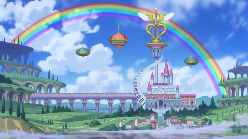 Castle under Rainbow