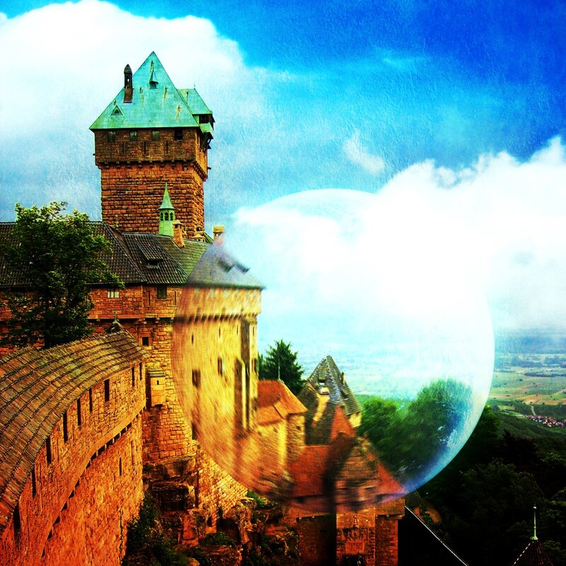 Castle with a magical sphere