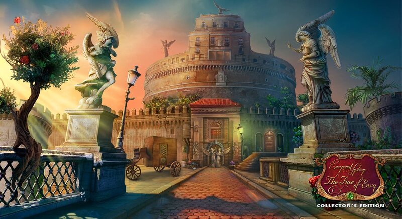 Castle with Angel Statues