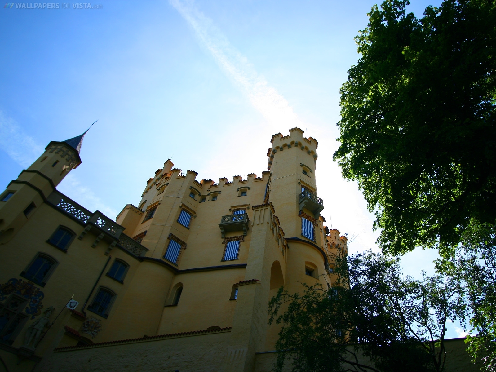 castle with blue sky
