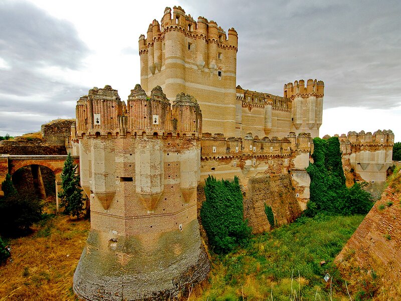 Castle with Brick Towers — Brown