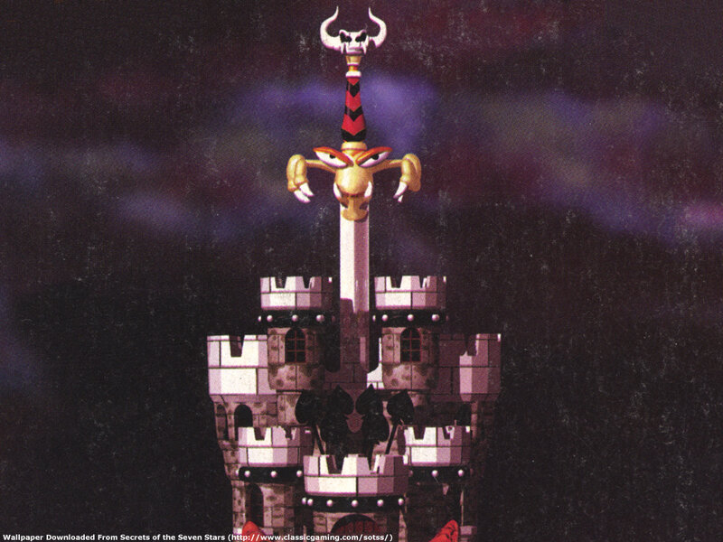 Castle with demonic spire