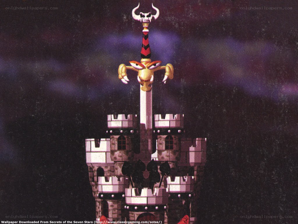 Castle with demonic spire