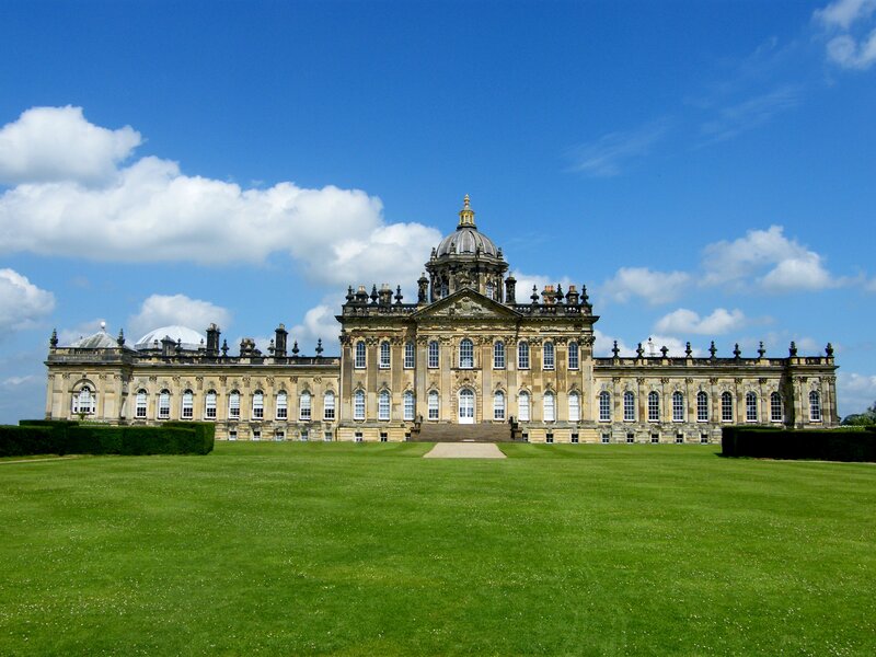 Castle with Dome and Lawn