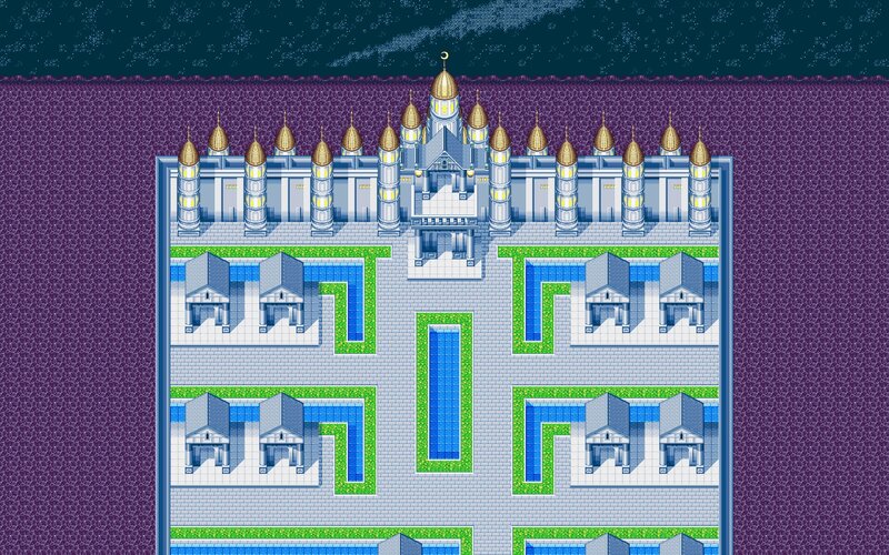 Castle with Domes and Towers