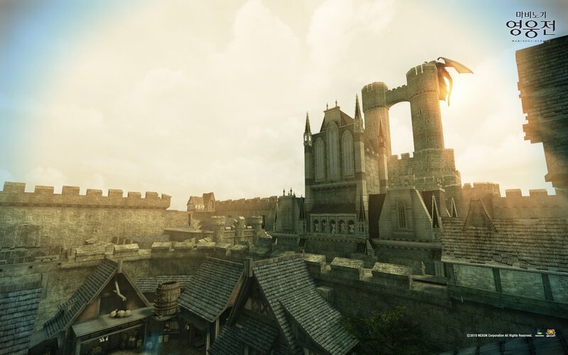 Castle with Dragon