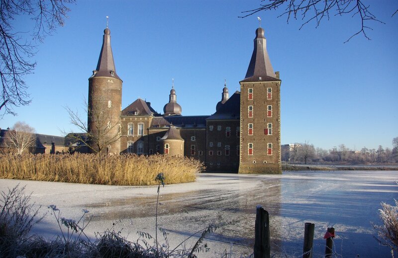 Castle with Frozen Moat