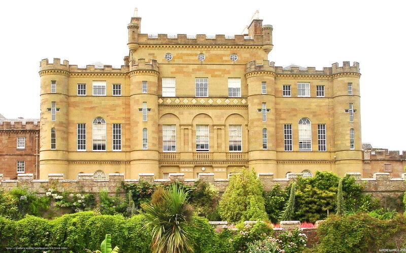 castle with gardens