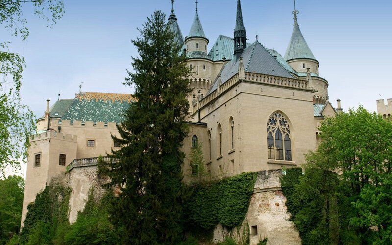 Castle with Green Roofs — Serene, Afternoon