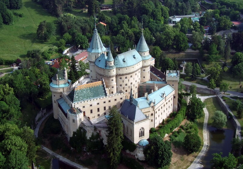 Castle with Green Roofs — Serene