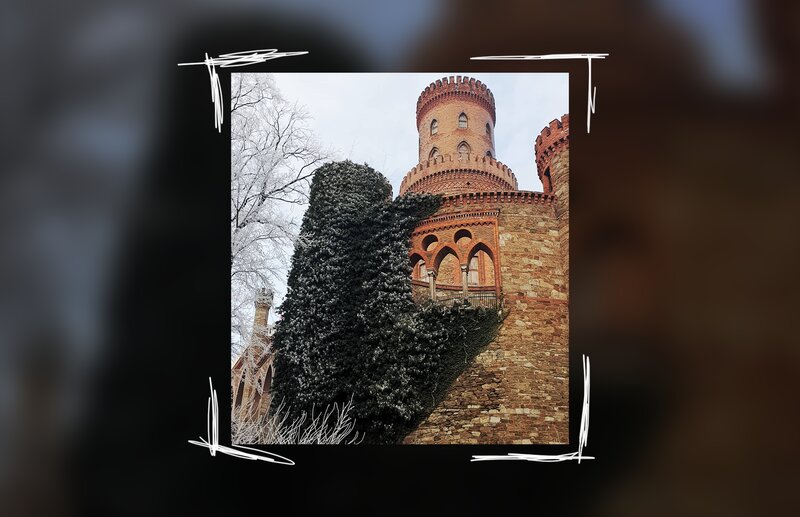 Castle with Ivy-covered Wall