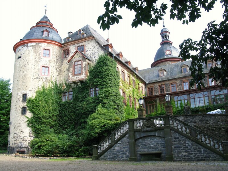 Castle with Ivy-covered Walls — Green, Serene