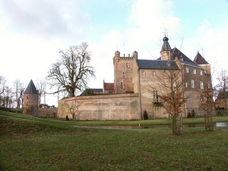 Castle with Moat — Green, Serene