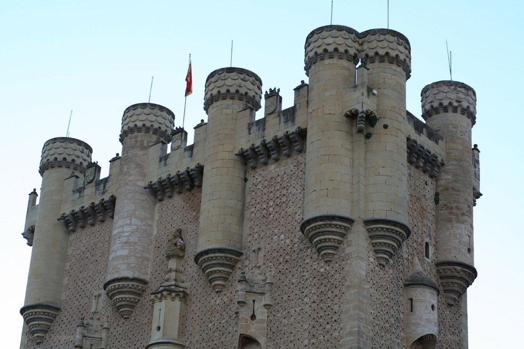 castle with multiple towers