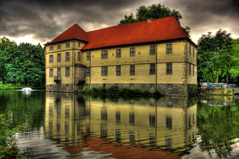 Castle with Red Roof — Yellow
