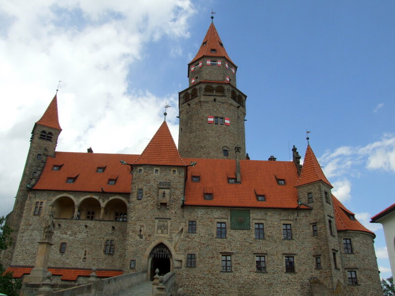Castle with Red Roofs — Historic