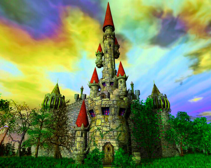 Castle with Red Spires