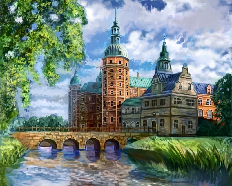 Castle with River