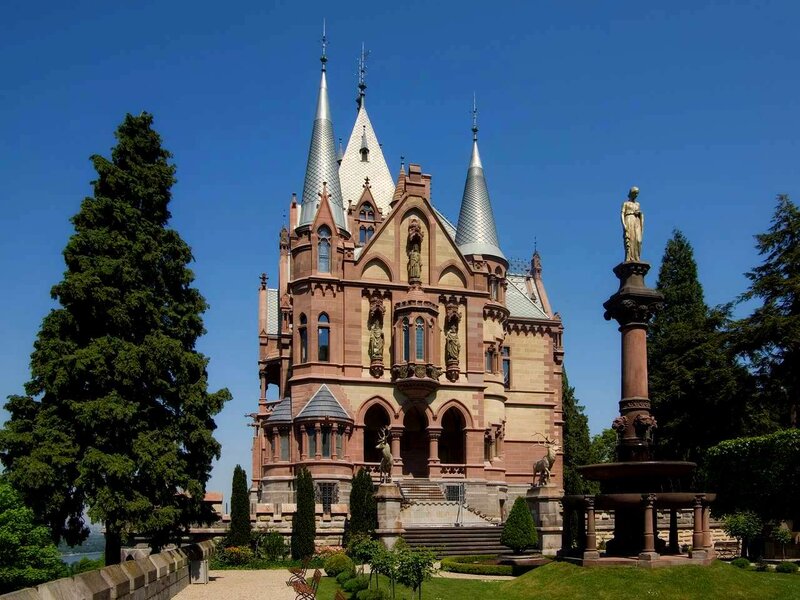 Castle with Spires — Blue