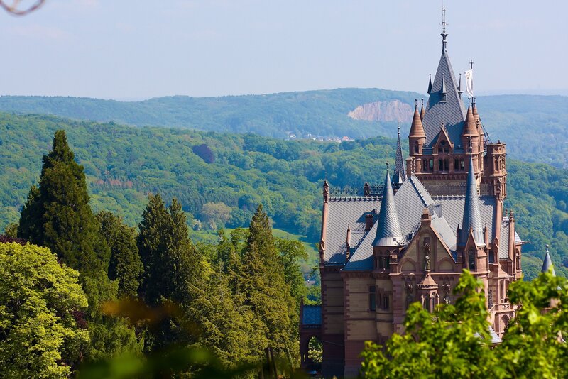 Castle with Spires — Green