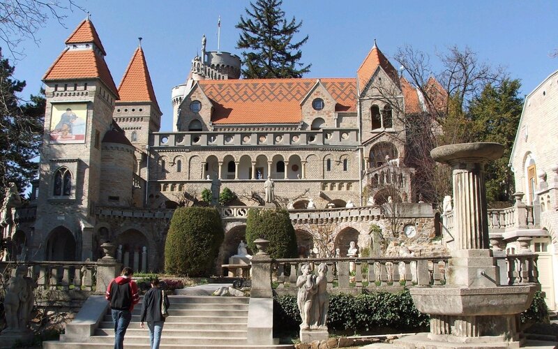 Castle with Statues