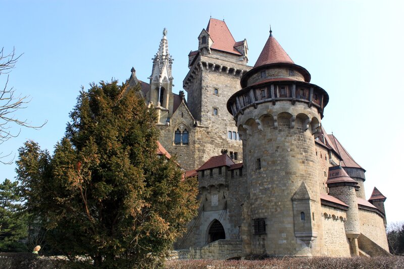 Castle with Stone Towers — Brown