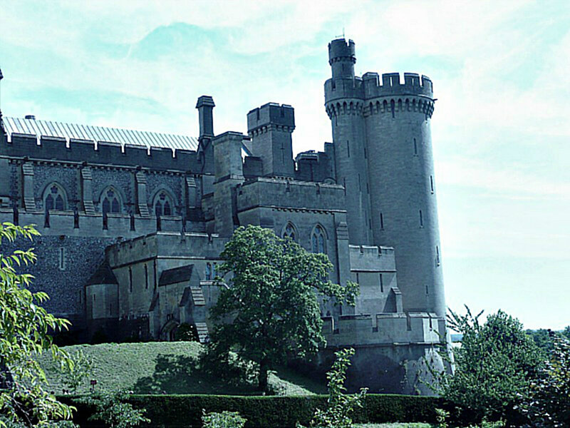 Castle with Stone Towers — Gray, Serene